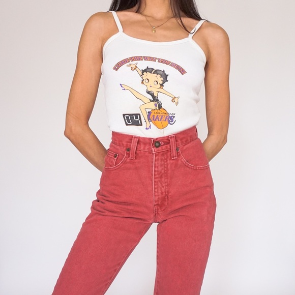 Vintage 90s Express Denim Jeans size 22/23 - Picture 2 of 5